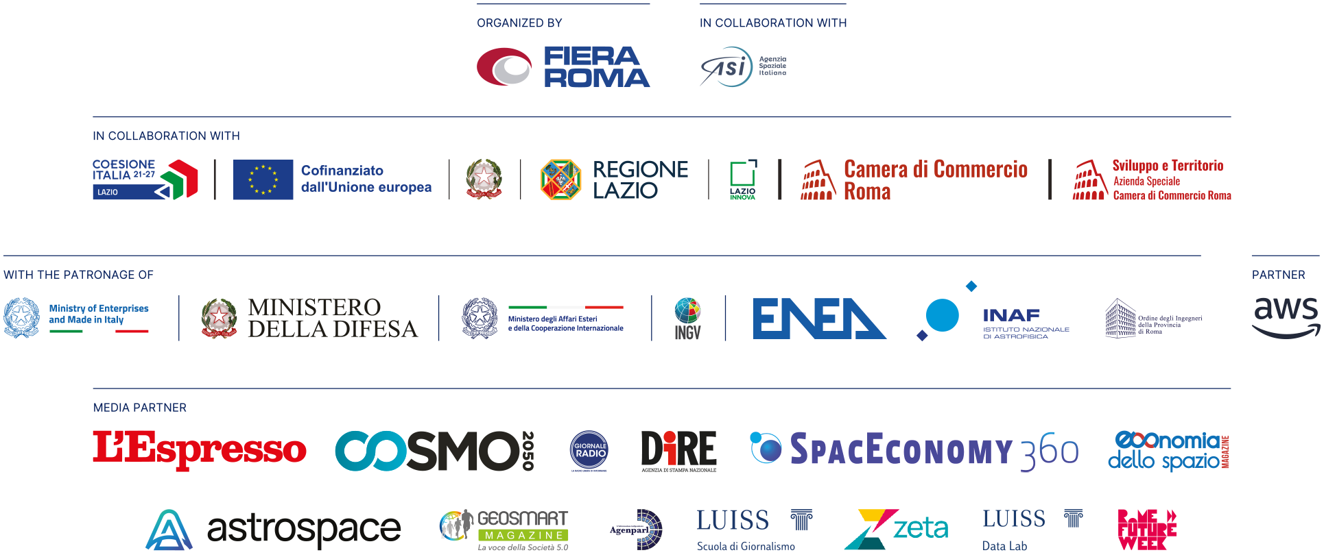 Organized by Fiera Roma